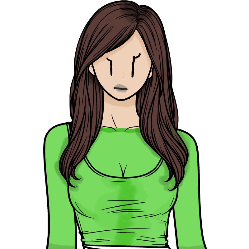 girl in tanktop realistic