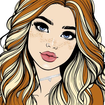 beautiful realistic girl