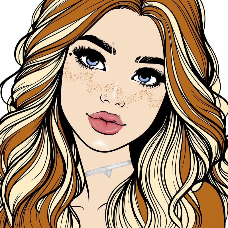 beautiful realistic girl