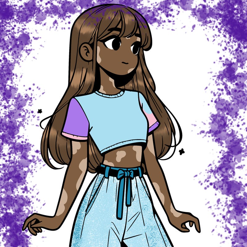 girl in a cute crop top