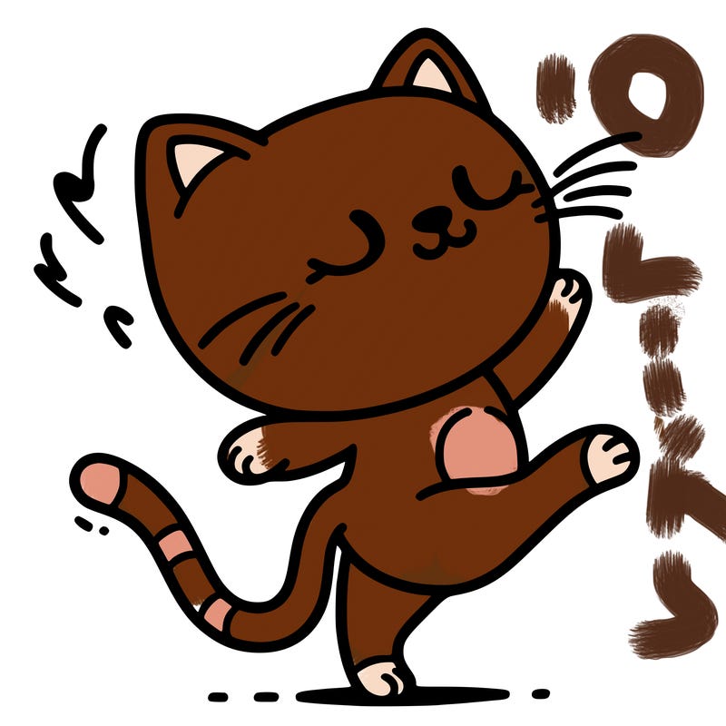 dancing cat