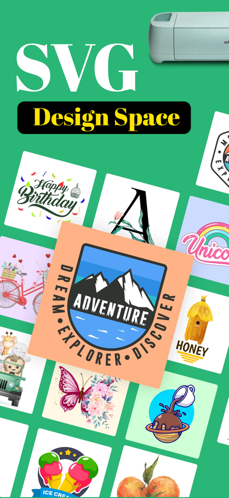 Vector SVG Design Craft Space - Collection of SVG design templates for DIY crafting and cutting machines