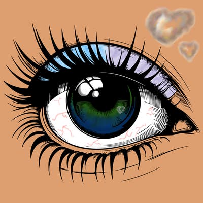 realistic eye