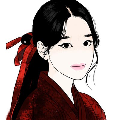 realistic korean girl