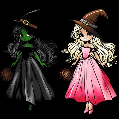 beautiful wicked witch. from wicked