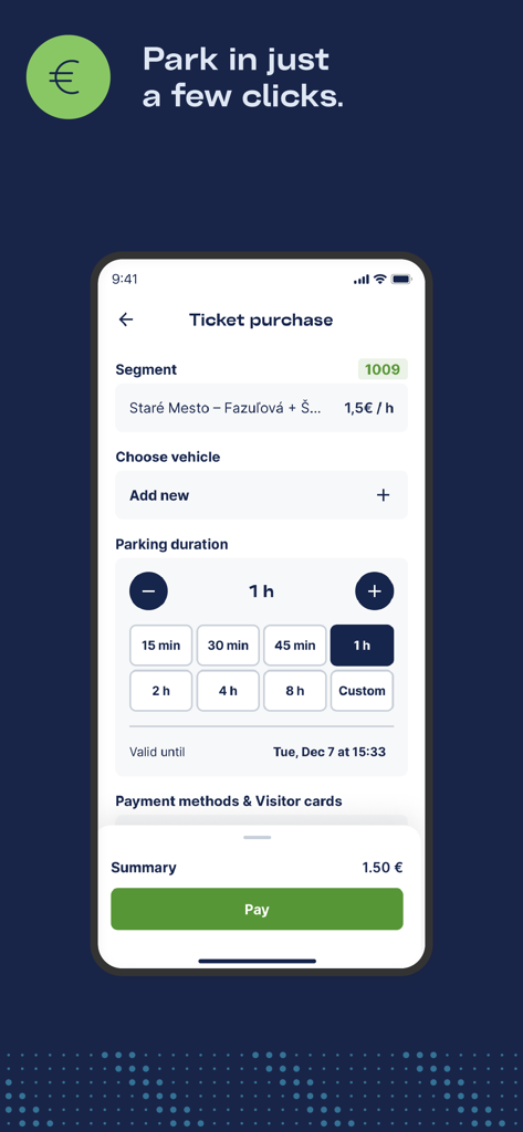 PAAS - Schermata di acquisto ticket dell'app mobile PAAS