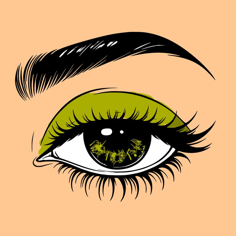 eye closed realistic