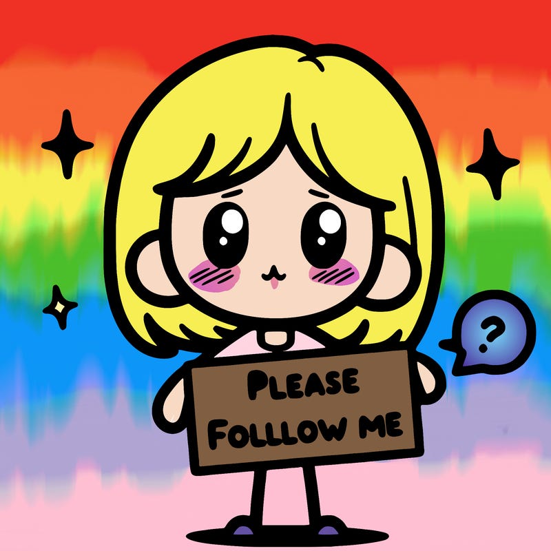 please follow me