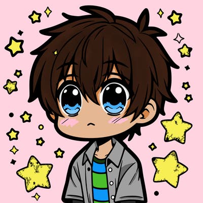 cute anime boy
