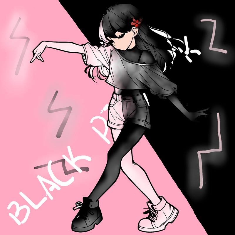 realistic girl danceing