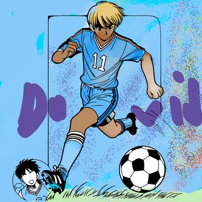 soccer player from manga