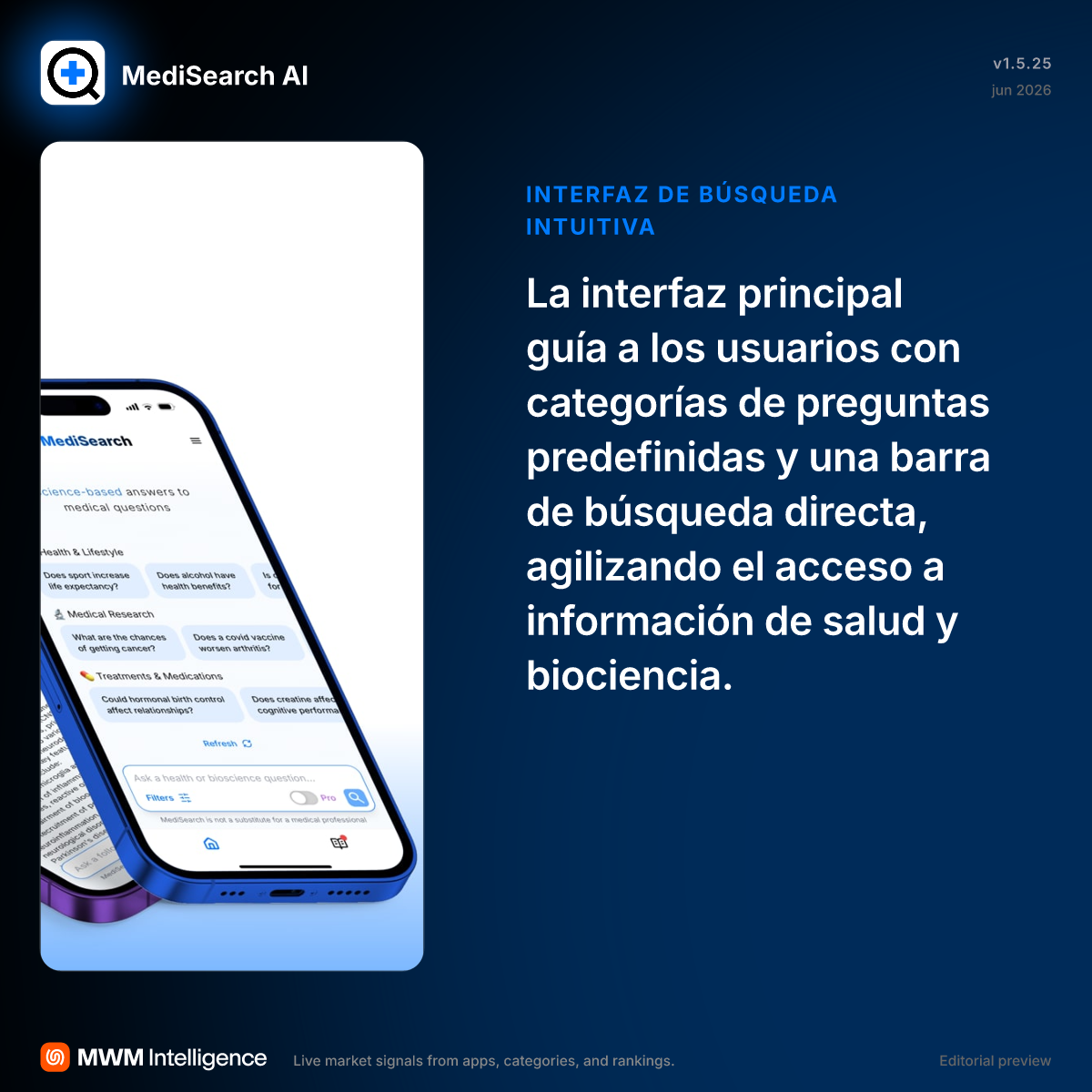 MediSearch AI - App de Medicina | MWM