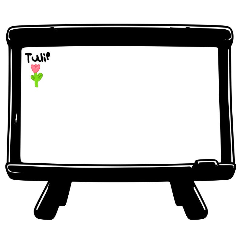 blank board