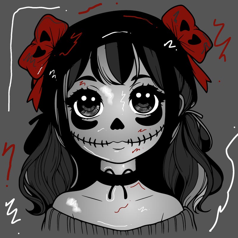 realistic girl halloween