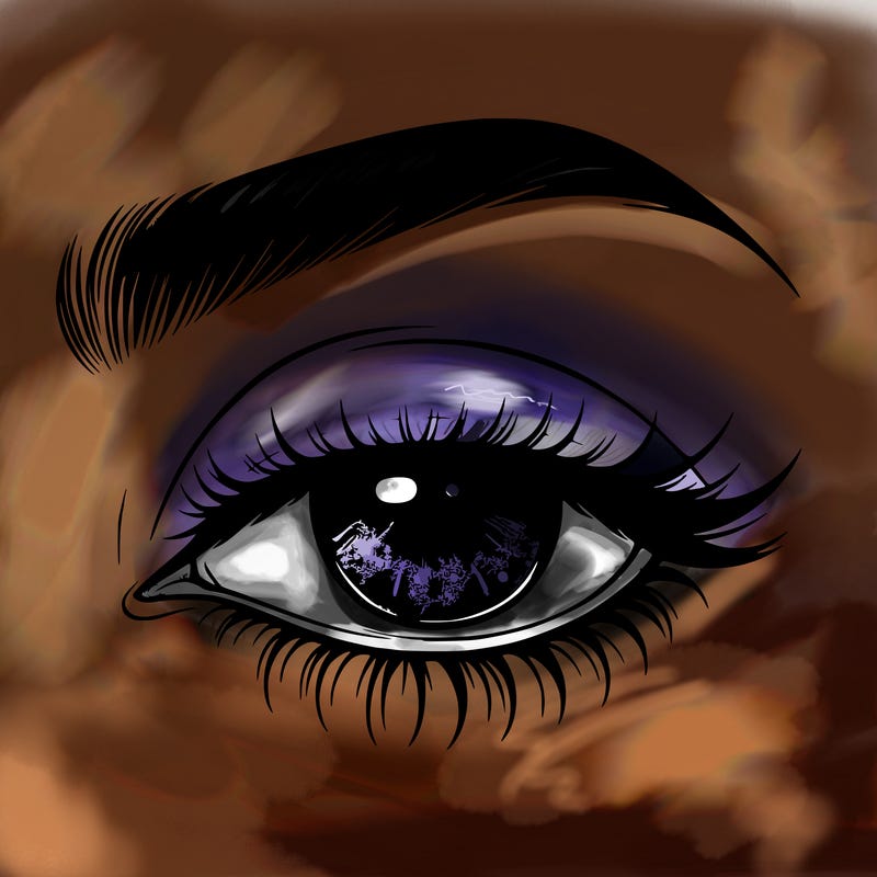 eye closed realistic