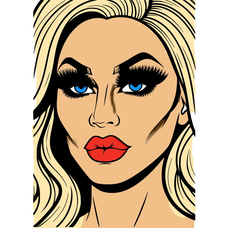 realistic drag queen