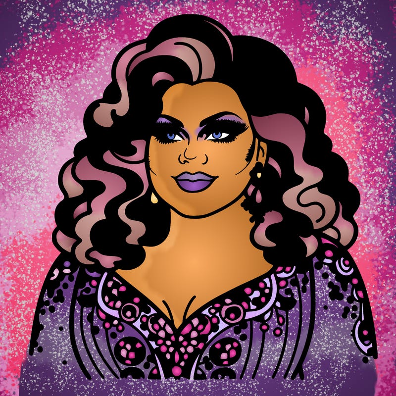 realistic plus size drag queen