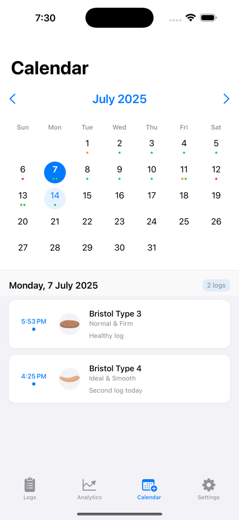 Stool Log: Poop & IBS Tracker - Health & Fitness App | MWM