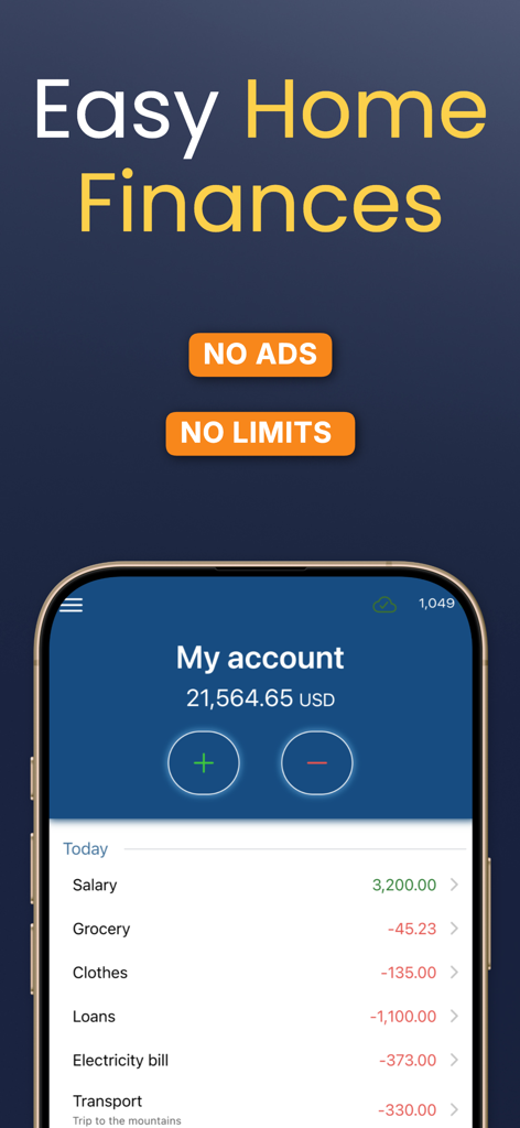 My treasury - My treasury app interface showing a home finances dashboard with account balance and transaction list