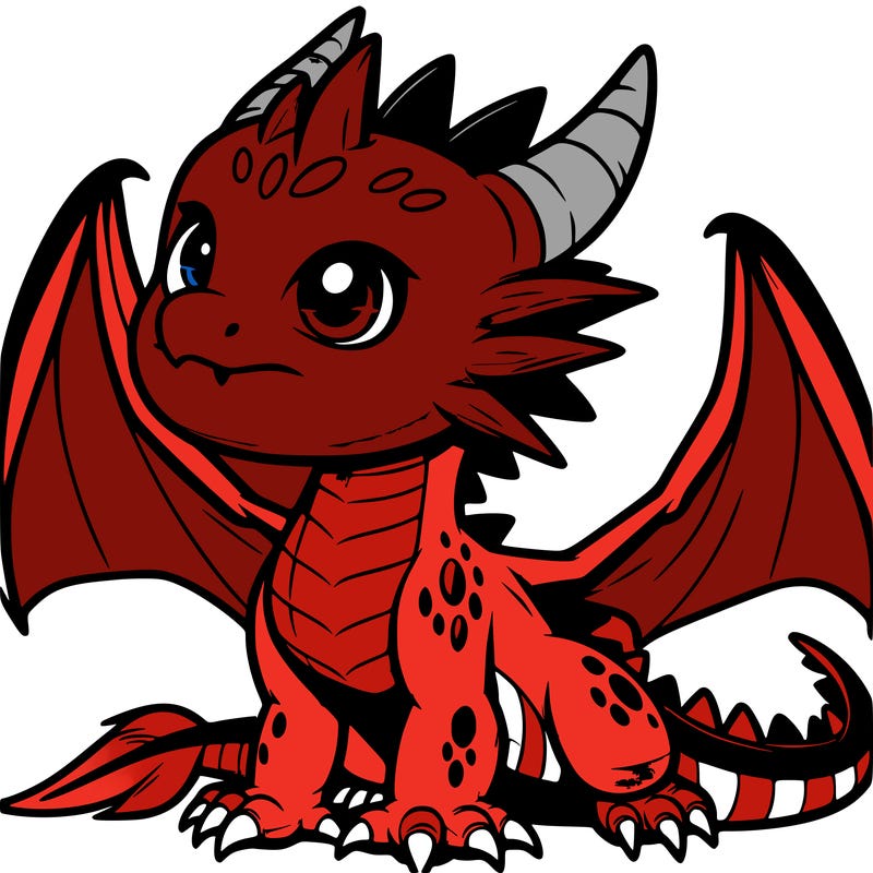 fierce baby night dragon