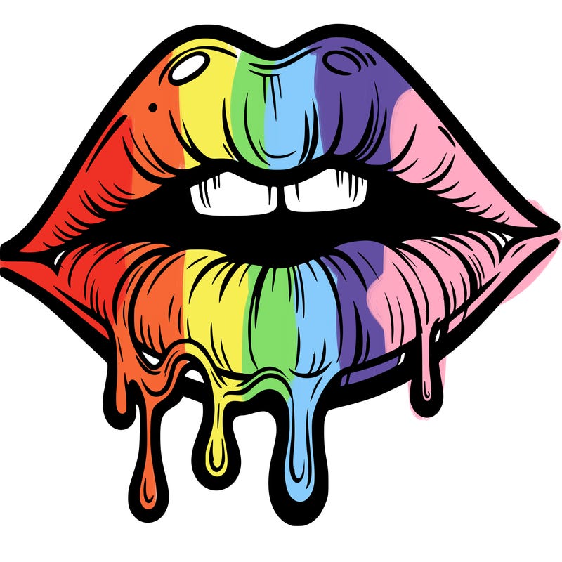 lips that look realistic and drip