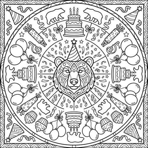 Bear Mandalas