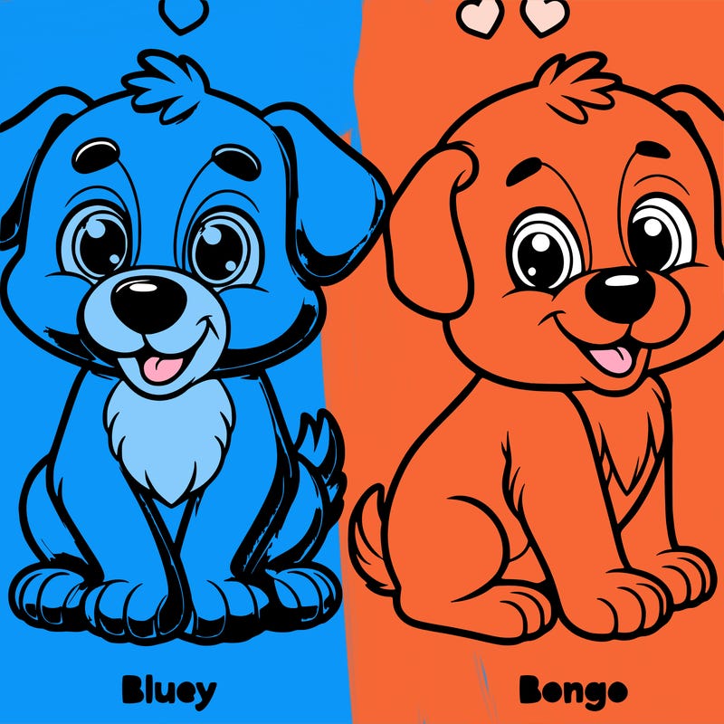 bluey and bingo