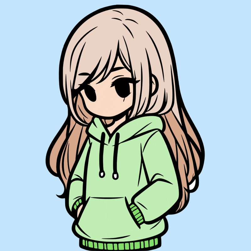 girl wearing hoodie
