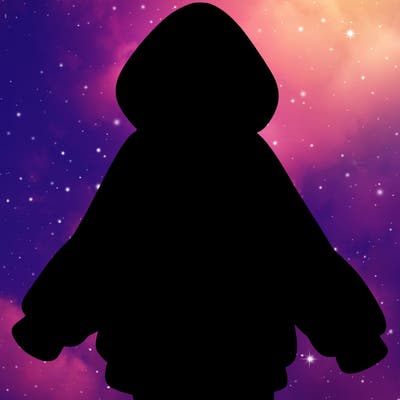 girl in oversized hoodie