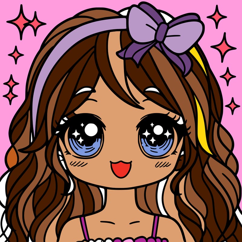 girl with sparkling eyes