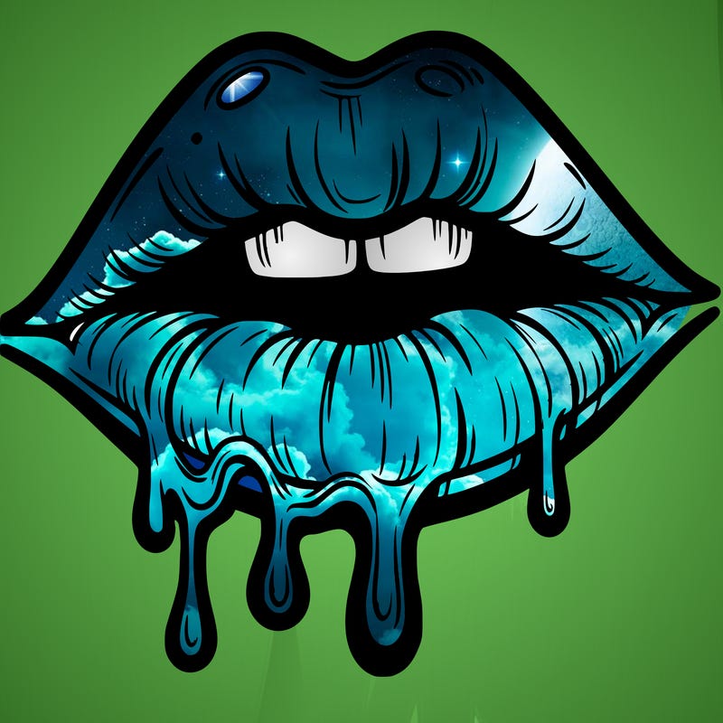 lips that look realistic and drip