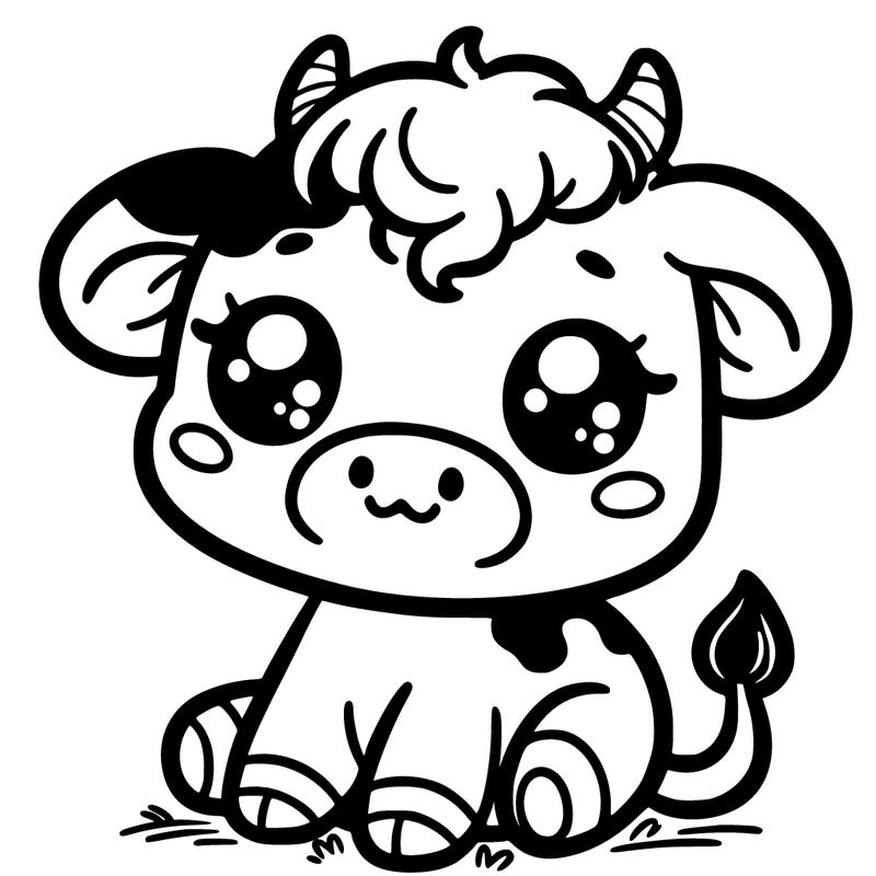 baby cute cow