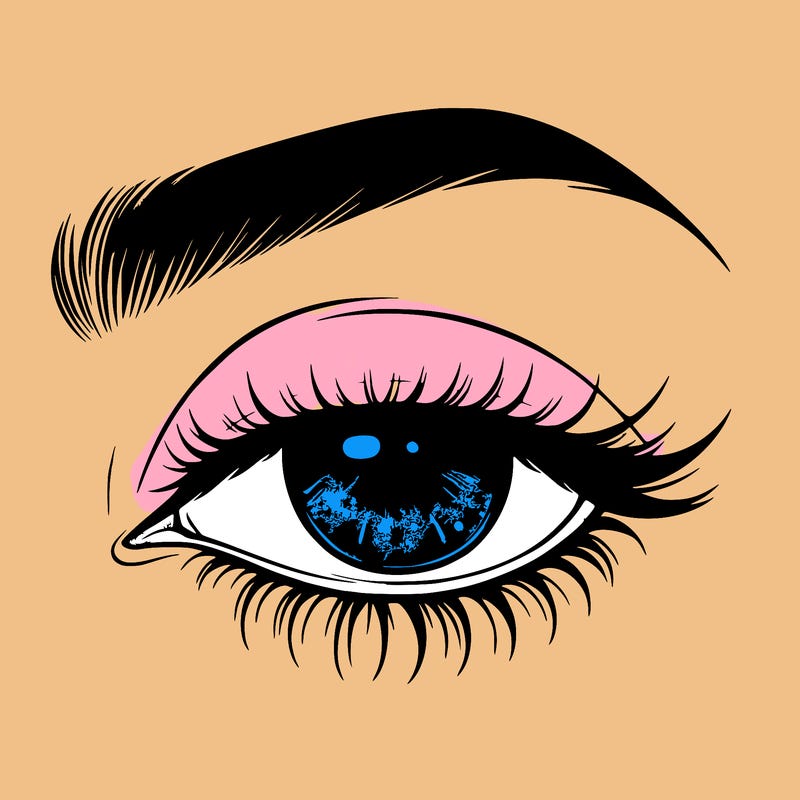 eye closed realistic