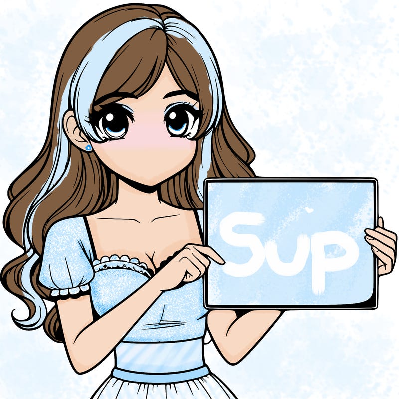 realistic pretty girl holding blank sign