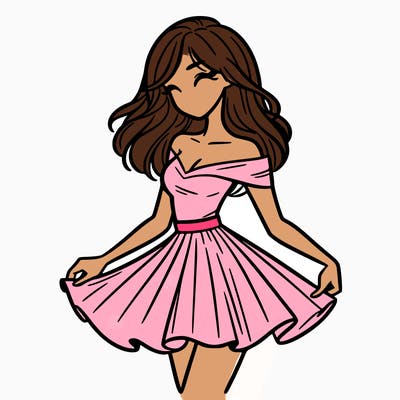 woman in skirt