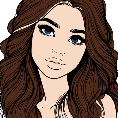 beautiful realistic girl