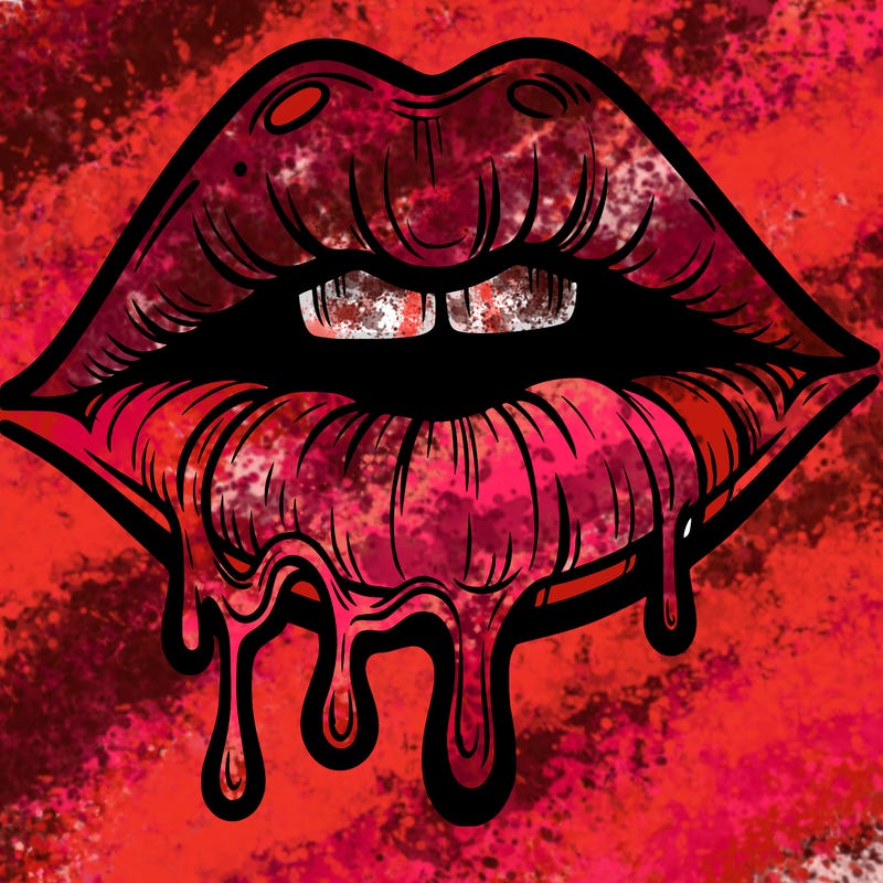 lips that look realistic and drip