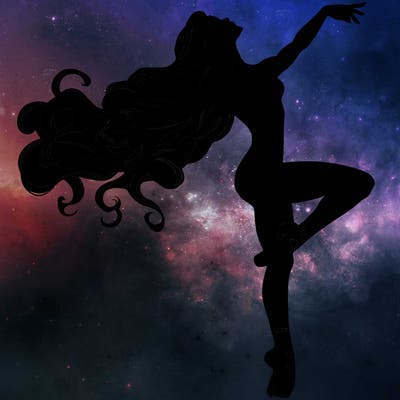 realistic woman dancer