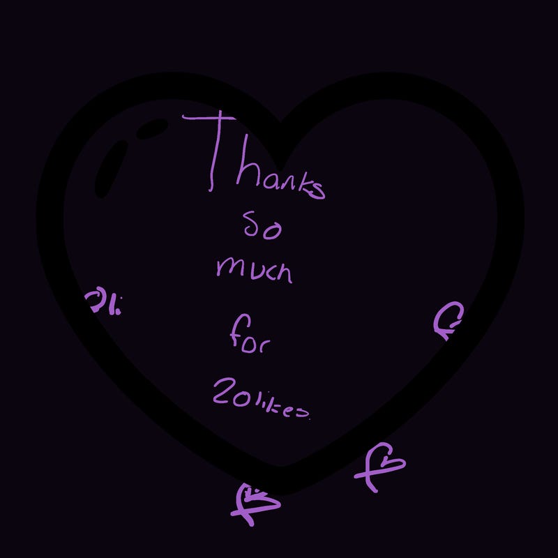 a blank heart