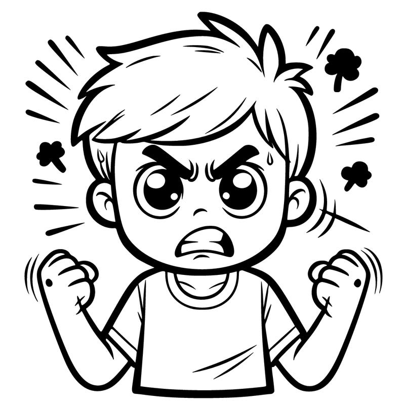 angry boy