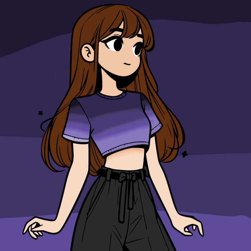 girl in a cute crop top