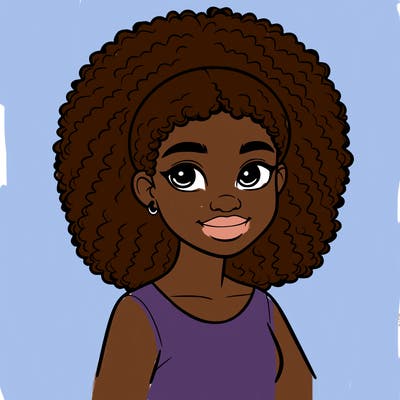 realistic black girl