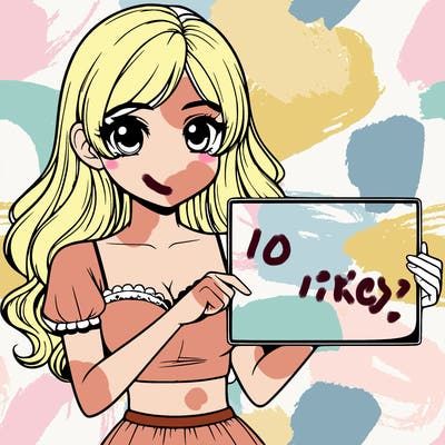 realistic pretty girl holding blank sign