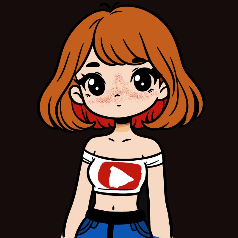 girl in a cute crop top