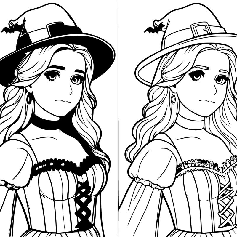 realistic girl in a halloween costume