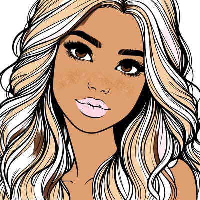beautiful realistic girl