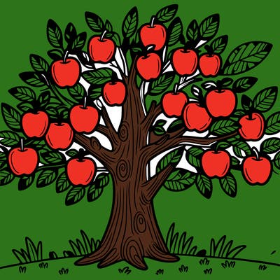an apple tree