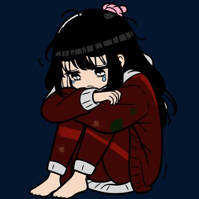 depressed girl
