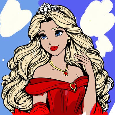 realistic disney princess