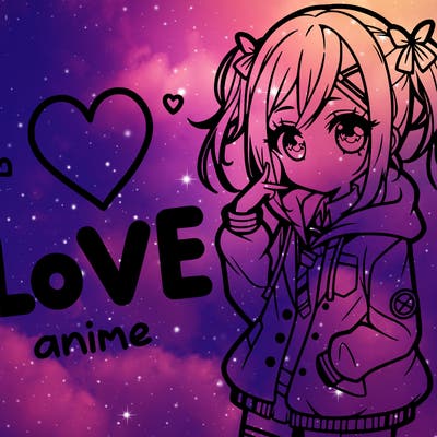 love anime girl